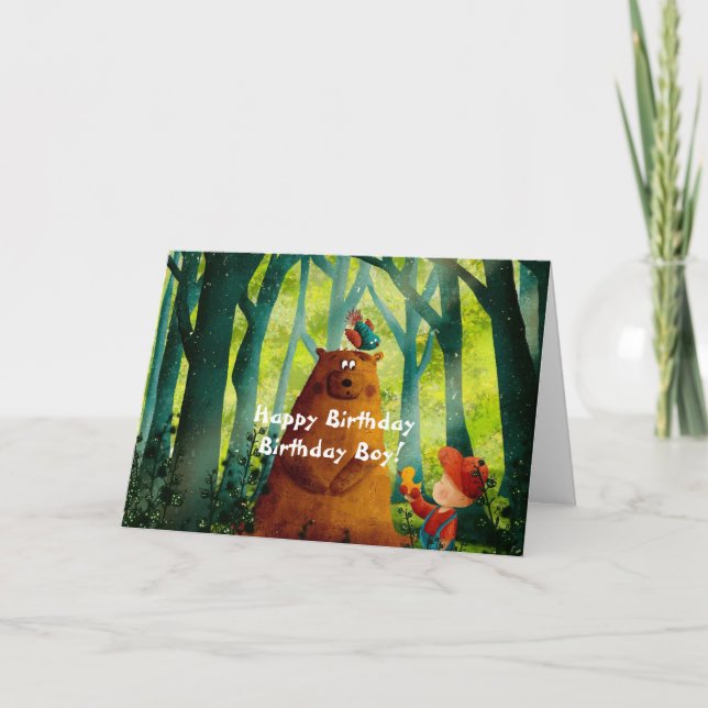 BIRTHDAY BOY BIRTHDAY CARD TACK KORT (Framsida)
