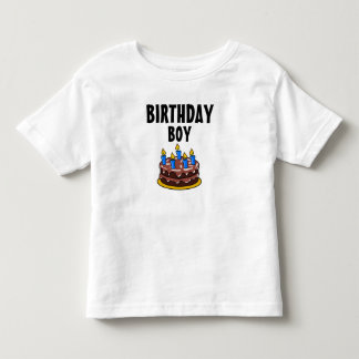 Birthday Boy Cake Småbarn T-shirt