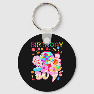 Birthday Boy Candy Land Candy Crew Sweet Birthday Nyckelring