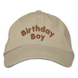 Birthday Boy Funny Embroiderade Hat Broderad Keps