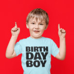 BIRTHDAY BOY KIDS söt SMÅBARN T-SHIRT<br><div class="desc">BIRTHDAY BOY</div>