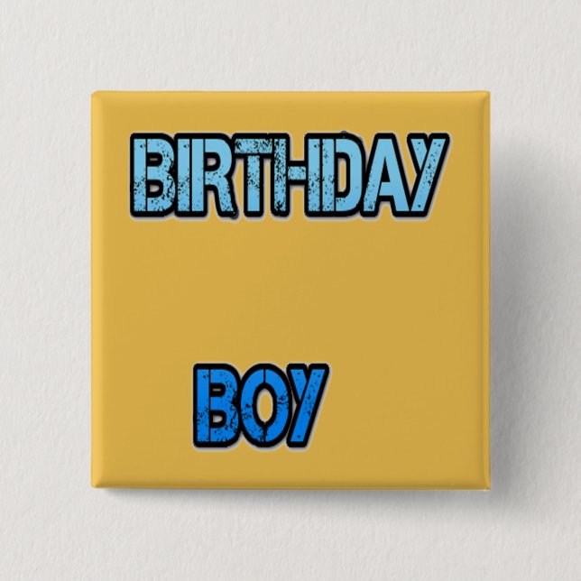 Birthday Boy Knapp (Framsida)