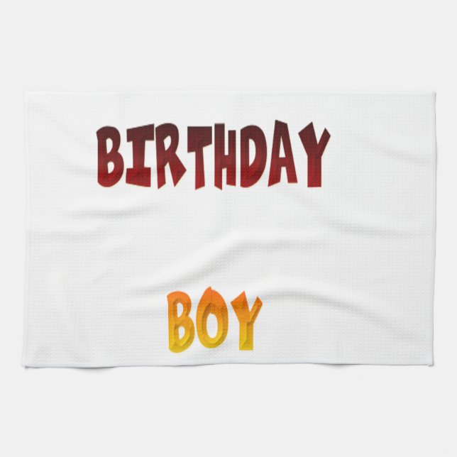 Birthday Boy Kökshandduk (Horisontell)