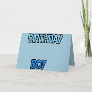 Birthday Boy Kort