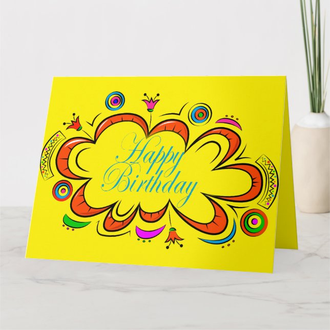 Birthday Boy Kort (Framsida)