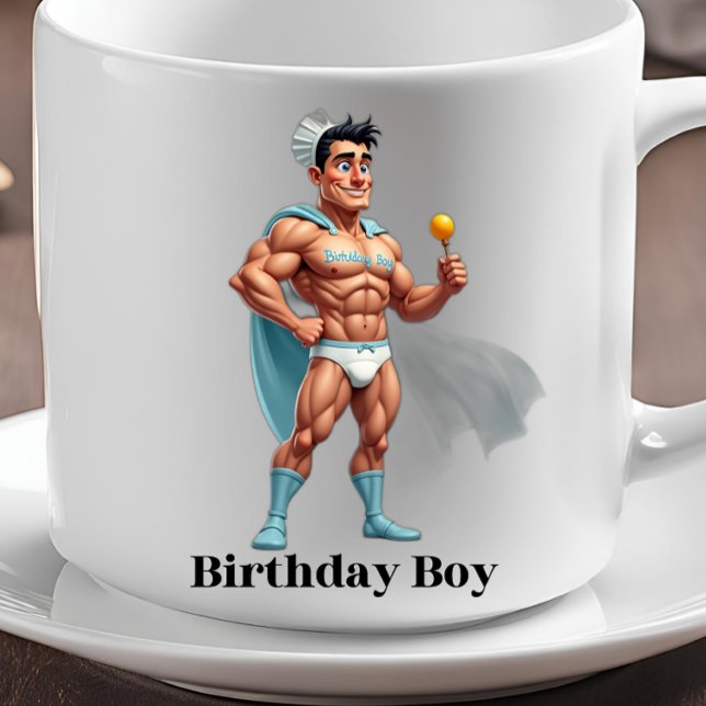 BIRTHDAY BOY lustig novelty presentkontor Kaffemugg (Birthday Gifts for him Christmas office gifts coworkers Dad brother uncle boss boyfriend neighbor)