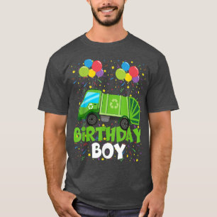 Birthday Boy Matching Sopor Lastbil Temaparty Ki T Shirt