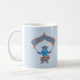 Birthday Boy Robot Kaffemugg