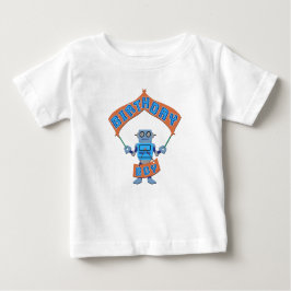 Birthday Boy Robot T Shirt