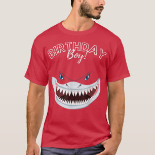 Birthday Boy Shark Älskare Boy Barns födelsedag BD T Shirt