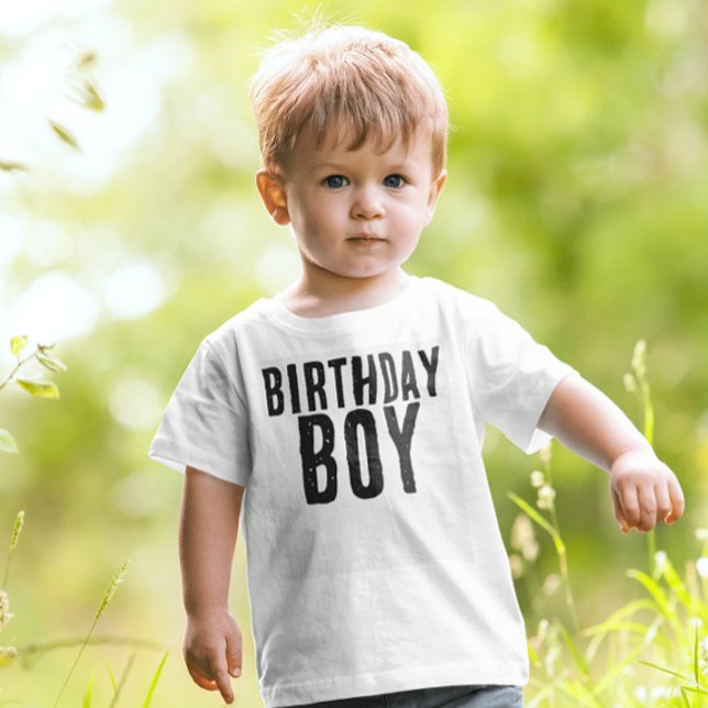 BIRTHDAY BOY SMÅBARN T-SHIRTS (Skapare uppladdad)