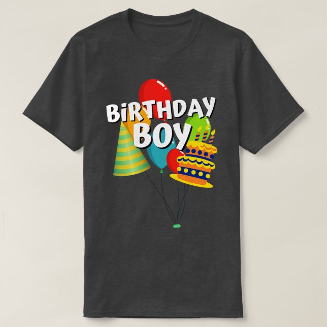 Birthday Boy T Shirt (Design framsida)