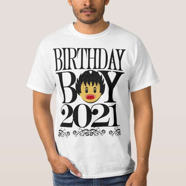 Birthday Boy T Shirt (Framsida)