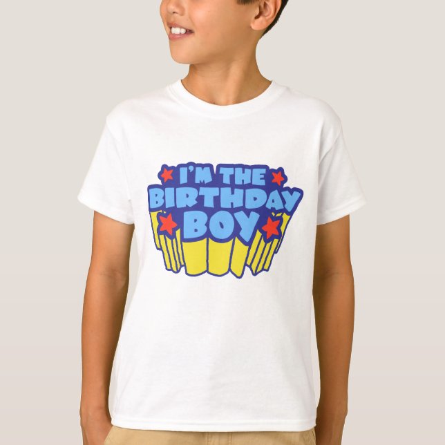 Birthday Boy T-shirt (Framsida)