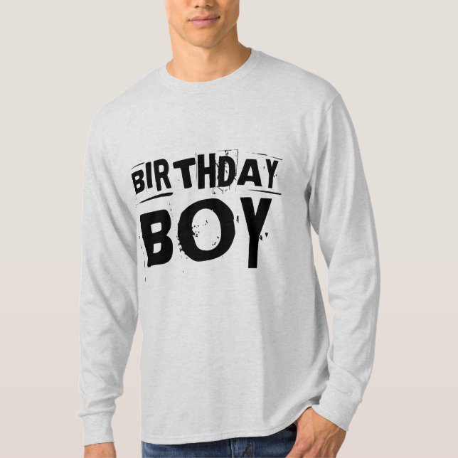 BIRTHDAY BOY T-SHIRTS (Framsida)