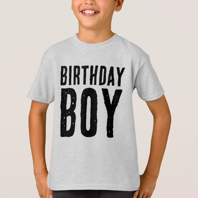 BIRTHDAY BOY T-SHIRTS (Framsida)