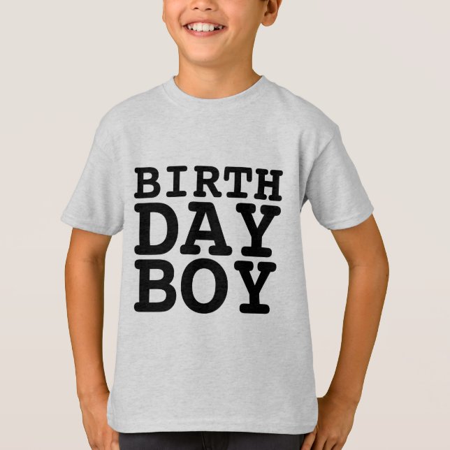 BIRTHDAY BOY T-Shirts (Framsida)
