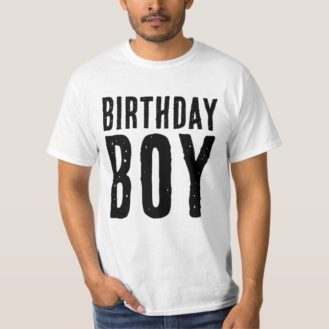 BIRTHDAY BOY T-SHIRTS (Framsida)