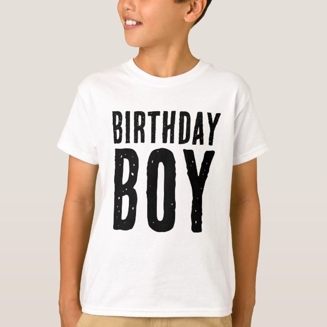 BIRTHDAY BOY T-SHIRTS (Framsida)