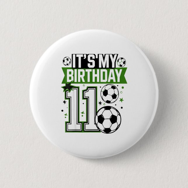 Birthday Boy Tees 11 Soccer Its My 11th Birthday B Knapp (Framsida)