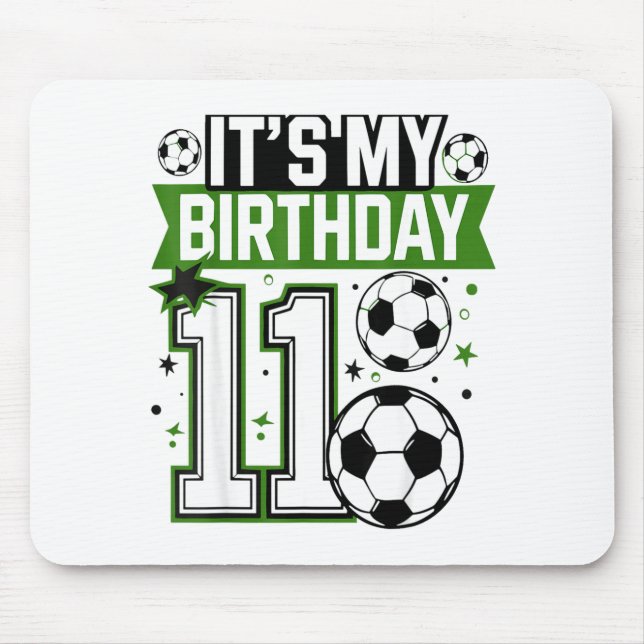 Birthday Boy Tees 11 Soccer Its My 11th Birthday B Musmatta (Framsidan)