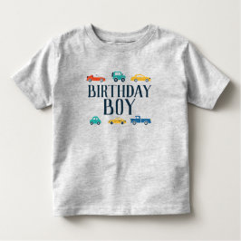 Birthday Boy Transport Birthday Shirt T