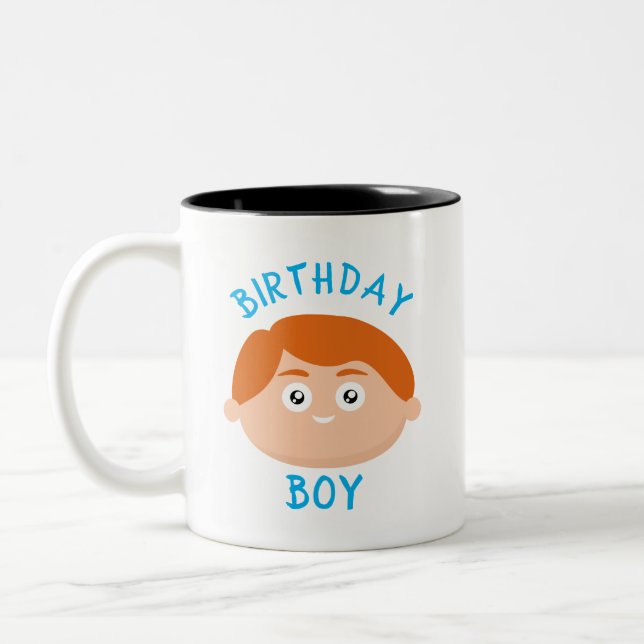 Birthday Boy Två-Tonad Mugg (Vänster)
