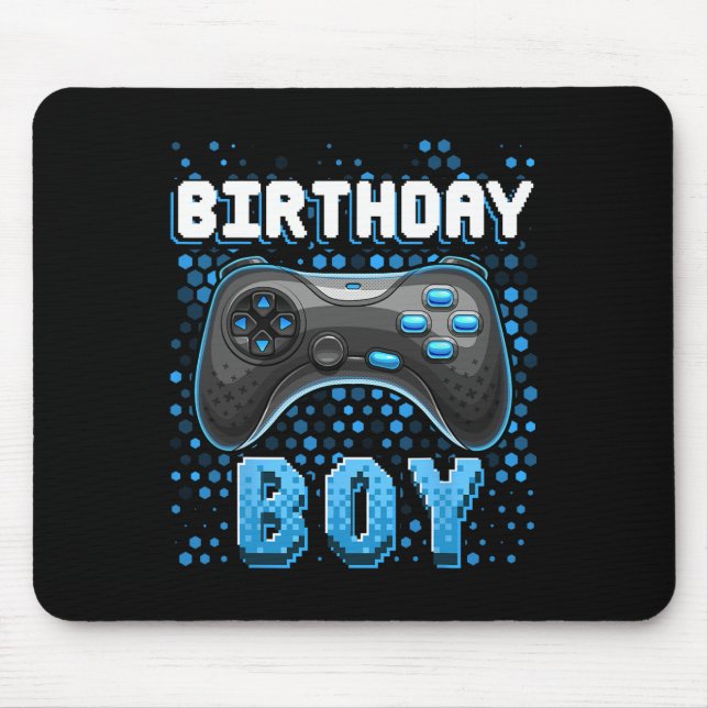 Birthday Boy Video Game Controller Birthday Gamer Musmatta (Framsidan)