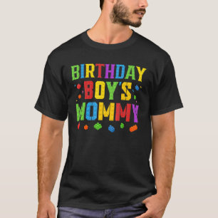 Birthday Boy's Blockerar Master Builder Brick B T Shirt