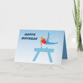 Birthday Boys Gymnastics Pommel Horse Kort