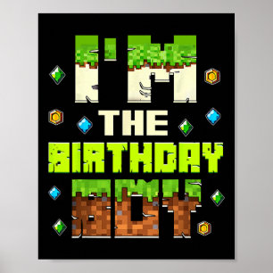 Birthday Boys Kids Familj Jag är Birthday Boy Gam Poster