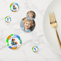 Birthday Boy's namn and age Personlig Photo