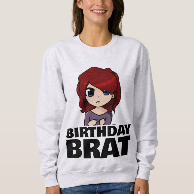 BIRTHDAY BRAT GIRLWOMENS T-SHIRTS (Framsida)