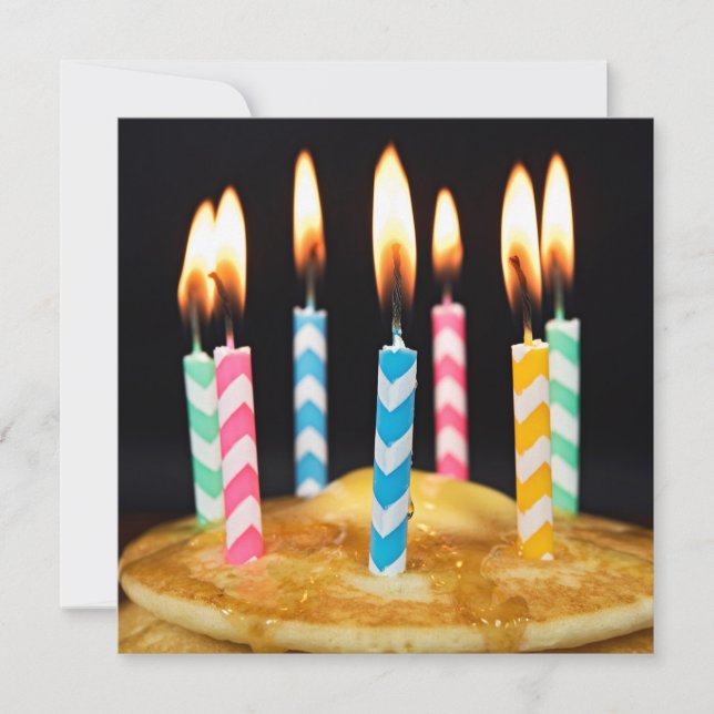 Birthday Breakfast Brunch Inbjudningar (Framsida)