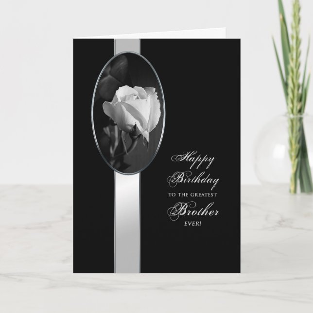BIRTHDAY - BROTHER - ELEGANT RO KORT (Framsida)