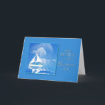 BIRTHDAY - BROTHER-in LAW - SAILBOAT - BLUE SEA Kort<br><div class="desc">SE SAMMA KORT FÖR BÅDE BIRTDAG- OCH FARS DAG-KORT I OLIKA KATEGORIER,  DVS. pappa,  son,  bror etc.</div>