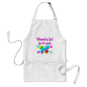 BIRTHDAY BUTTERFLY DESIGY FÖR religiösans 65E Förkläde
