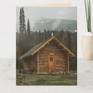 BIRTHDAY CABIN UTANFÖR GRID GREETING CARD KORT
