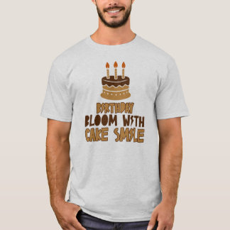 Birthday Cake Bliss Design T Shirt