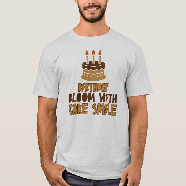 Birthday Cake Bliss Design T Shirt (Framsida)