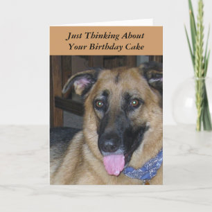 Birthday Cake Pavlov Dog Humor Kort