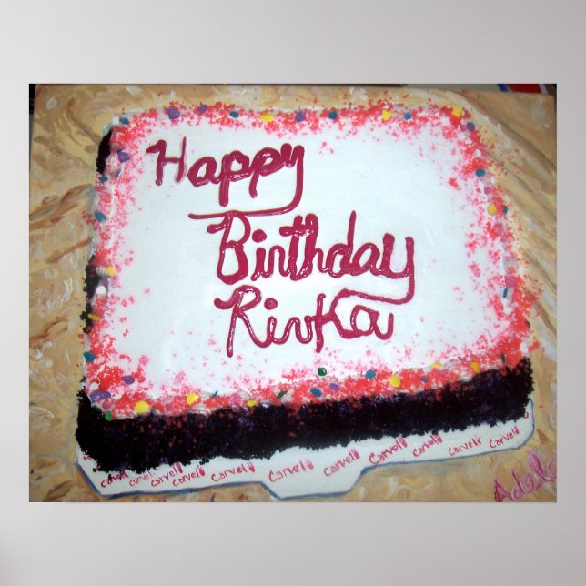 "Birthday Cake" Poster (Framsidan)