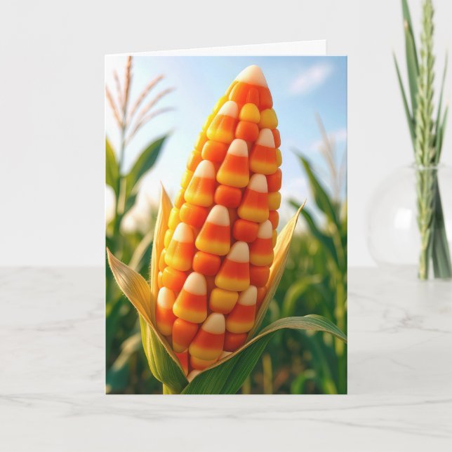 Birthday Candy Corn On the Cob  Kort (Framsida)