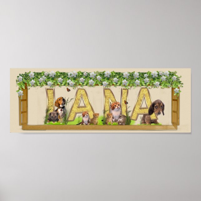 Birthday Capital- brev Art Poster (Framsidan)