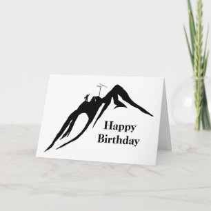Birthday Card för bergshuggerham Radio Silhouette Kort