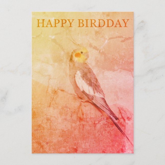 Birthday Card for Bird Lovers Tilläggskort (Framsida)