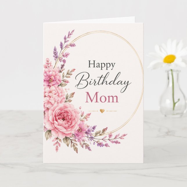 Birthday Card for Mom Kort (Liten växt)