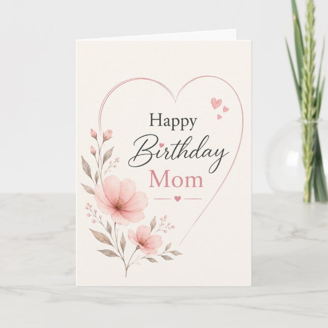 Birthday Card for Mom Kort (Framsida)