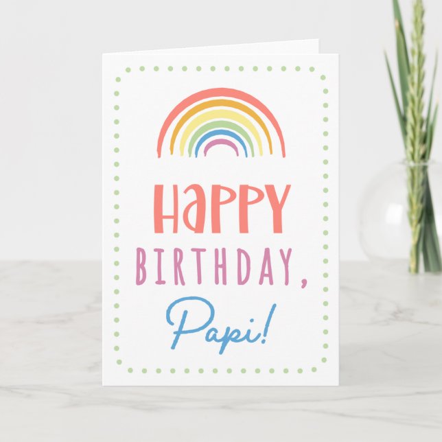 Birthday Card for Papi Kort (Framsida)