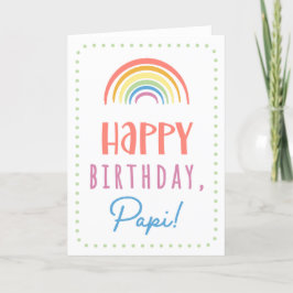 Birthday Card for Papi Kort